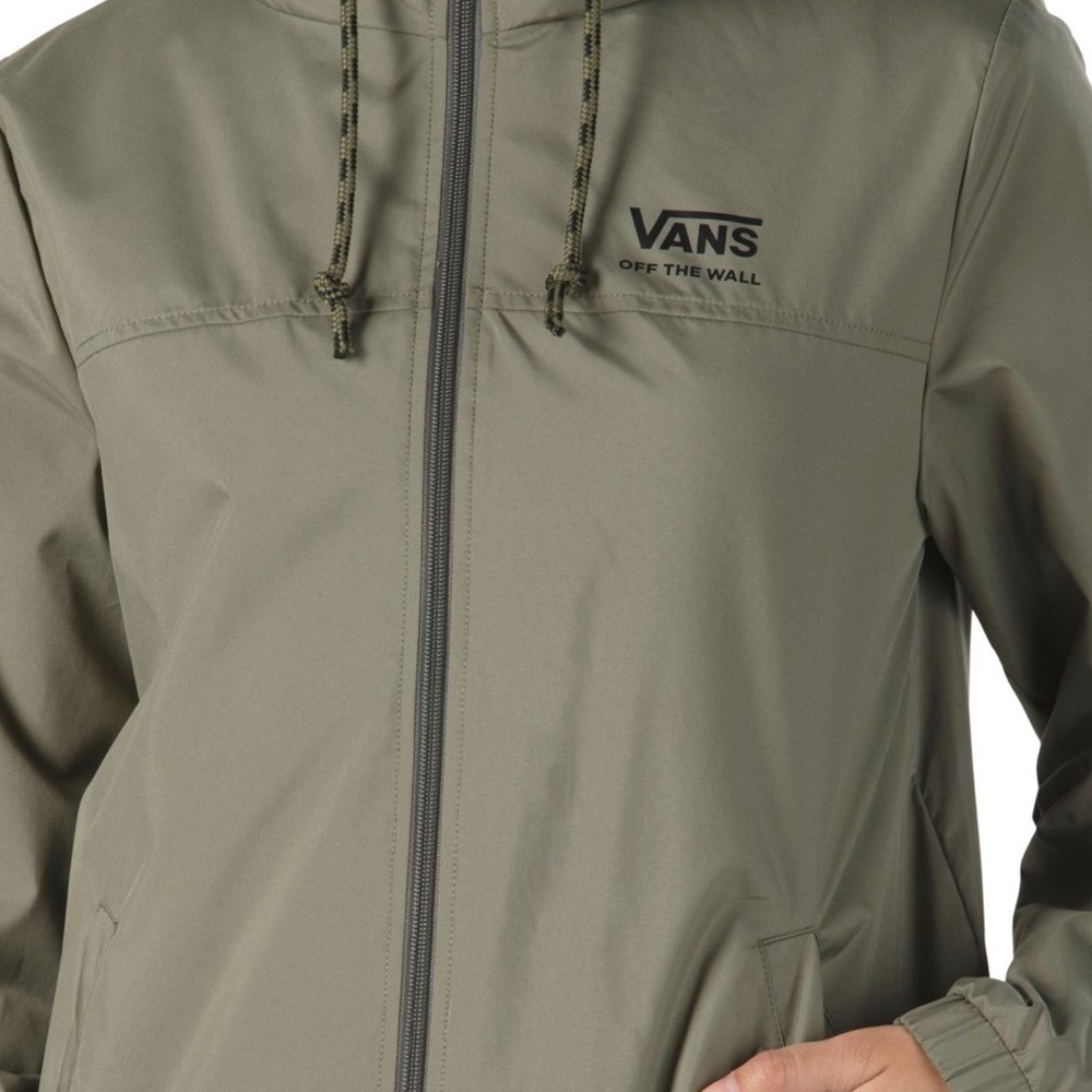 VANS KASTLE FUNDAY Women’s WINDBREAKER Camo Green - Picture 3 of 4